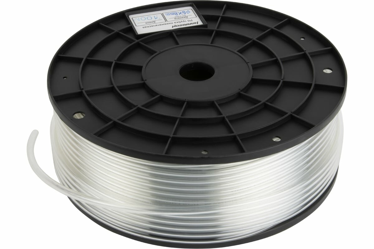 Harrison Трубка бесцветная pu 5x8 мм длина 100 м HUS0508CL