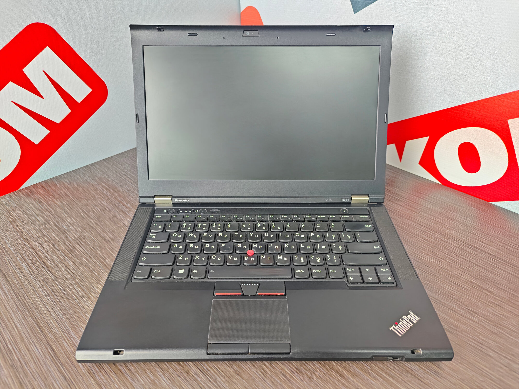 Ноутбук Lenovo ThinkPad T430i, 14.0" 1366Х768, Intel Core i3-3120M, DDR3 8Gb, SSD 240Gb, HD Graphics 4000. Аккумулятор под замену. — фото 1