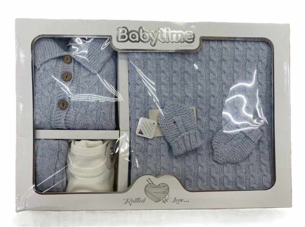 Комплект одежды BabyTime, размер 56, голубой