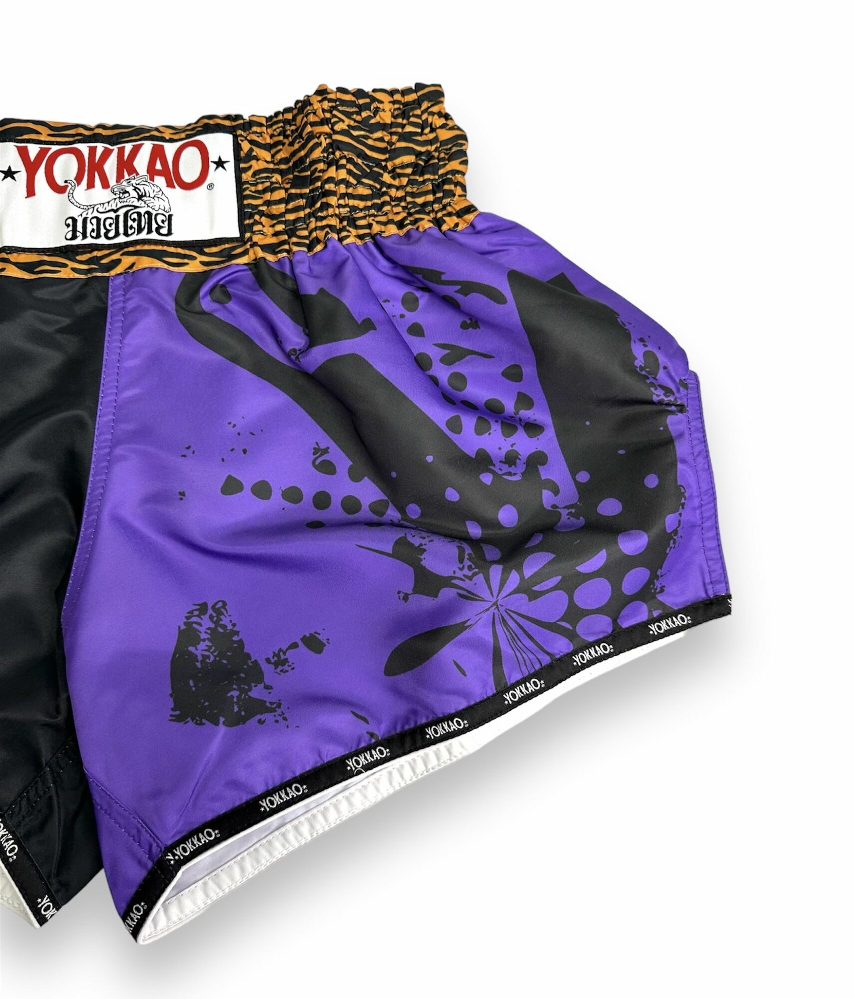 Шорты Yokkao, размер XL, фиолетовый, черный — фото 1