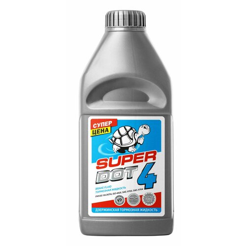 фото Тормозная жидкость turtle race super dot-4 (455 г) sintec