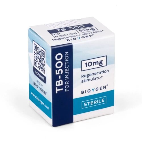 Хондропротекторы Хондропротектор для суставов и связок ТБ 500 Bioygen 10 mg ТБ 500 Биоген 10 мг