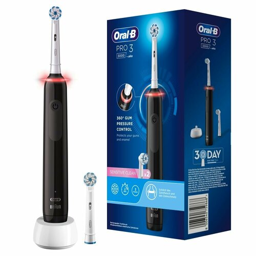 Электрическая зубная щетка Braun Oral-B PRO Series 3 Duo 40 тыс пульсациймин 2 насадки 2 режима 8935₽