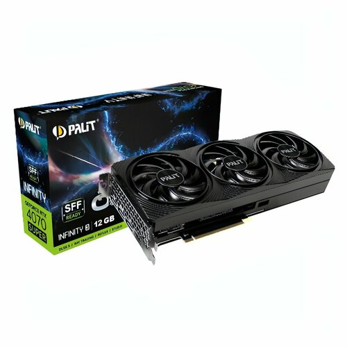 Видеокарта Palit RTX 4070 SUPER INFINITY 3 OC 12GB NED407ST19K9-1043S 89199₽
