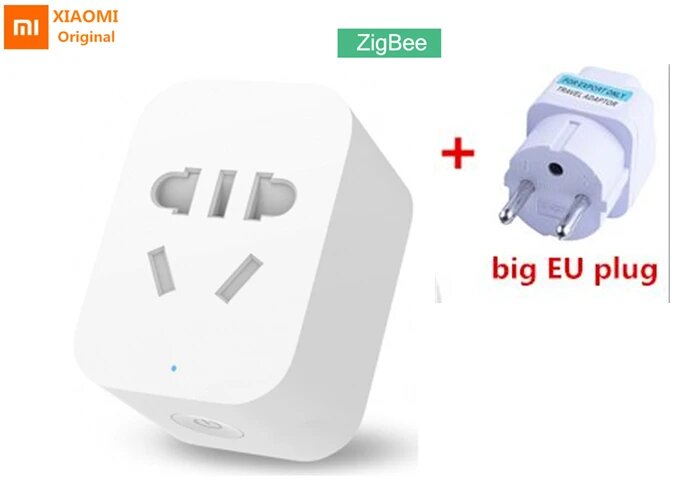Xiaomi Mijia Умная розетка Wi-Fi Zigbee big EU plug
