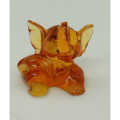 Янтарная фигурка Слоник сидит 11 граммов 345₽