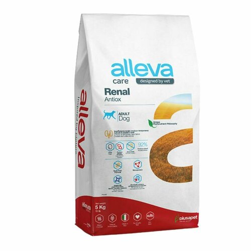 ALLEVA Care Renal / Аллева Кэр Ренал беззерновой сухой корм для собак диетический Антиокс, 5 кг