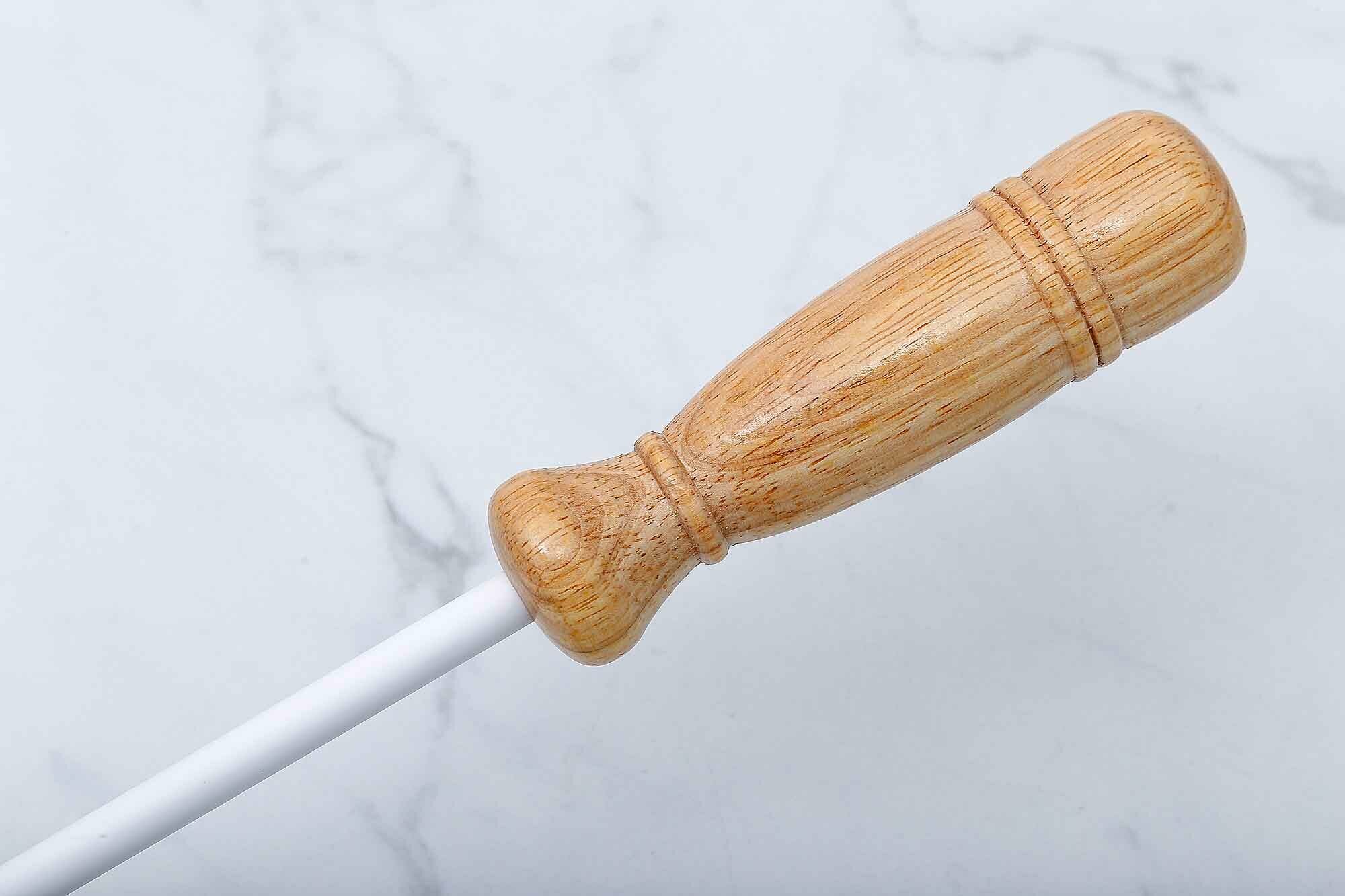 Керамический мусат для правки ножей Lansky Sharp Stick 20 см, круглый, зернистость JIS 1200 Grit, средний (Medium), LSS8CMW — фото 1