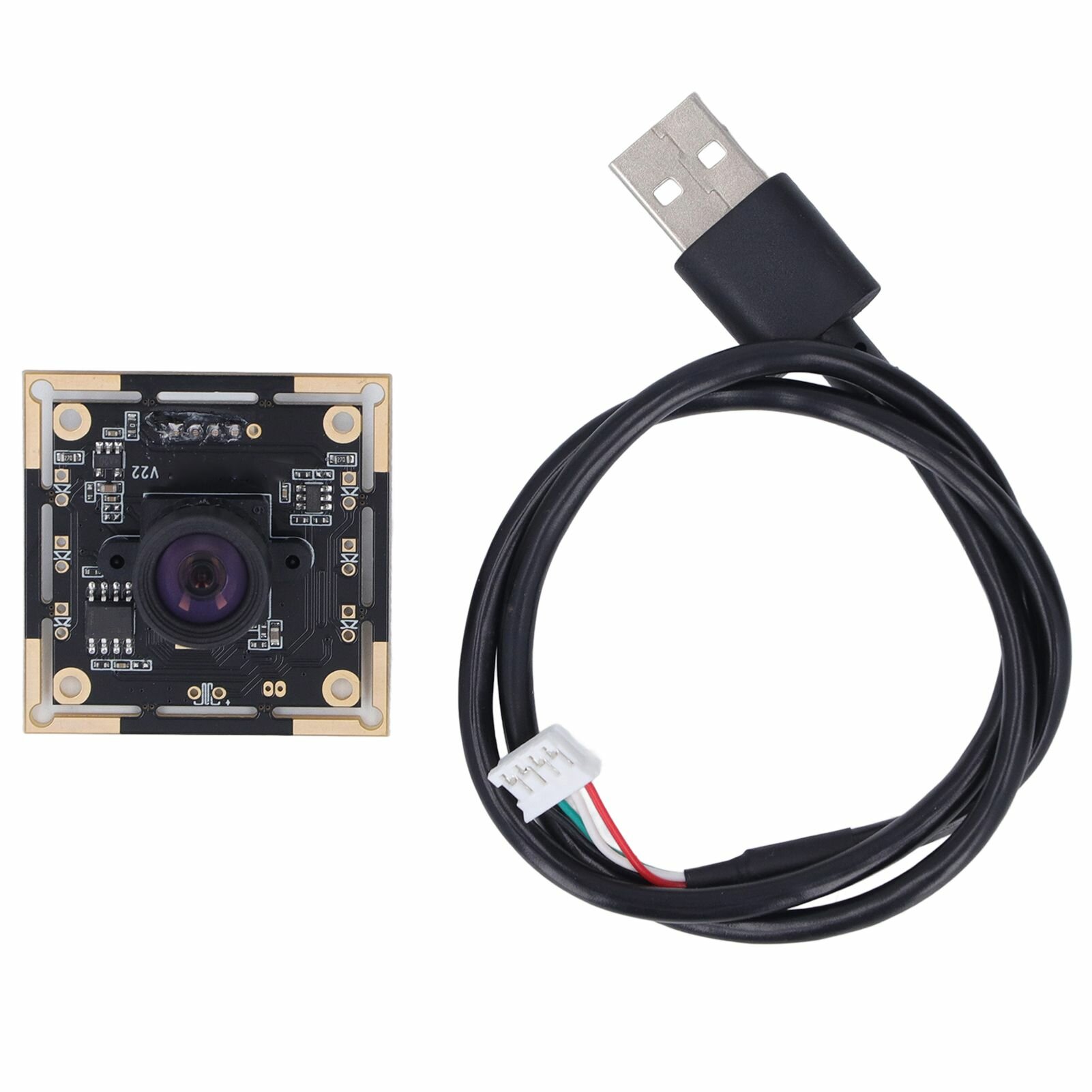 Модуль камеры 1 МП USB2.0 Выходная плата компьютерной камеры 100 градусов с панорамой искажения