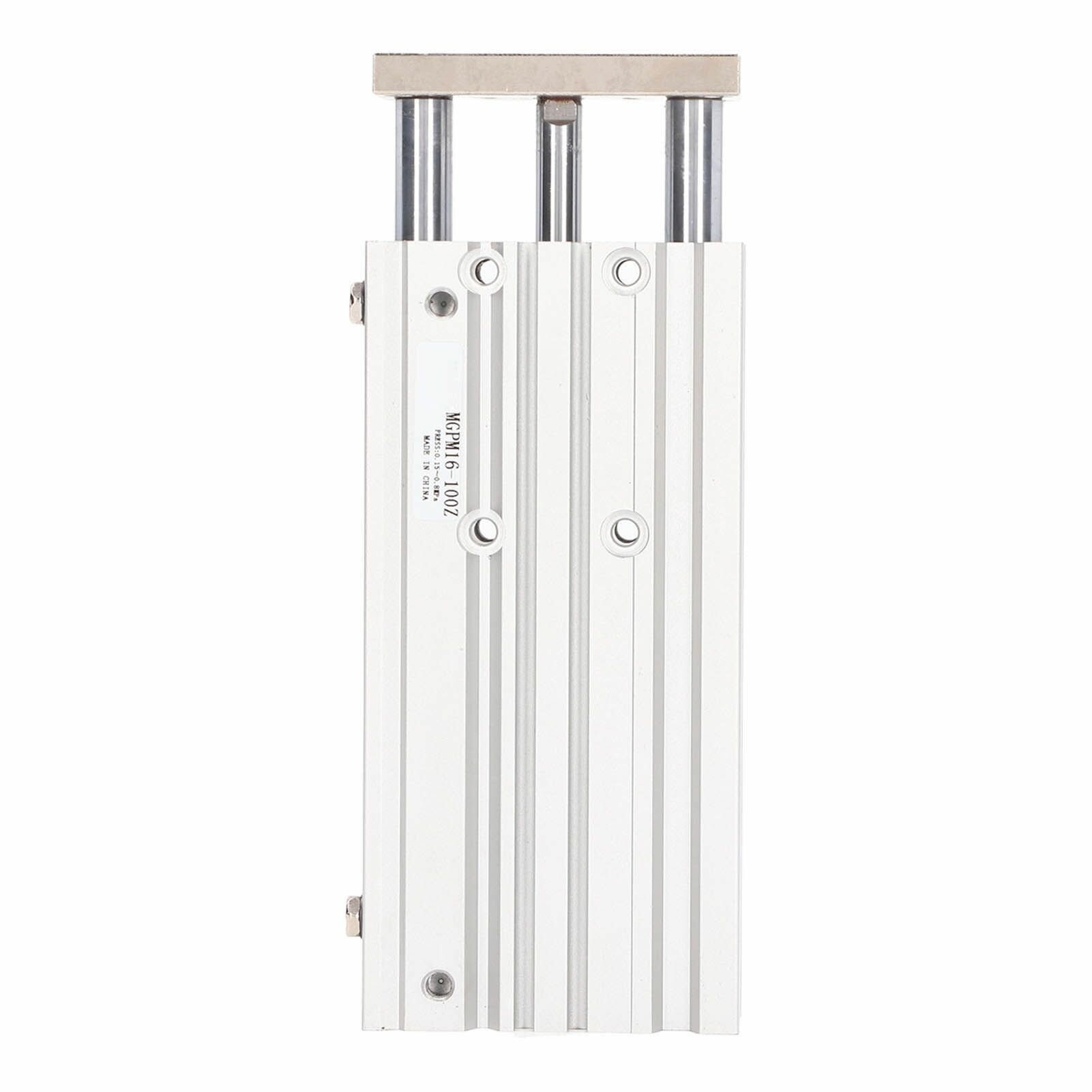 Пневматический цилиндр с 3 штоками направляющий стержень воздушного цилиндра двойного действия из алюминиевого сплава тип SMC