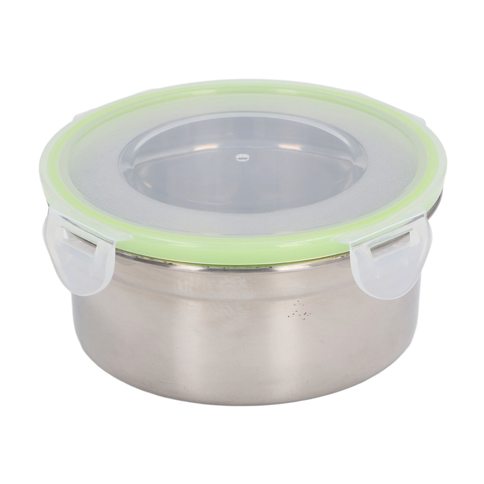304 Stainless Steel Food Container Leakage Proof Round Storage Lunch with Airtight Lid for Camping Picnic Travel Large Size 900ml