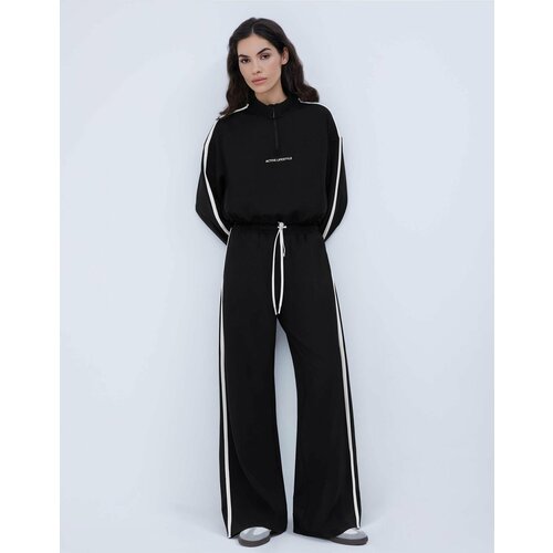 фото Брюки спортивные gloria jeans, размер xxs/158 (36-38), черный