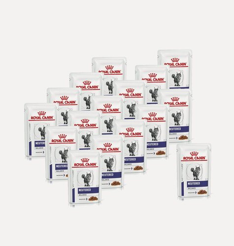 Изображение товара Royal Canin Neutered Balance для стерилизованных кошек склонных к полноте кусочки в соусе 85г x 16 шт.