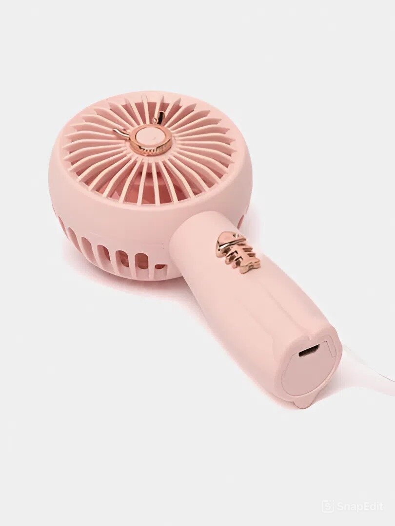 Портативный настольный вентилятор в виде котика, USB, 2 режима скорости