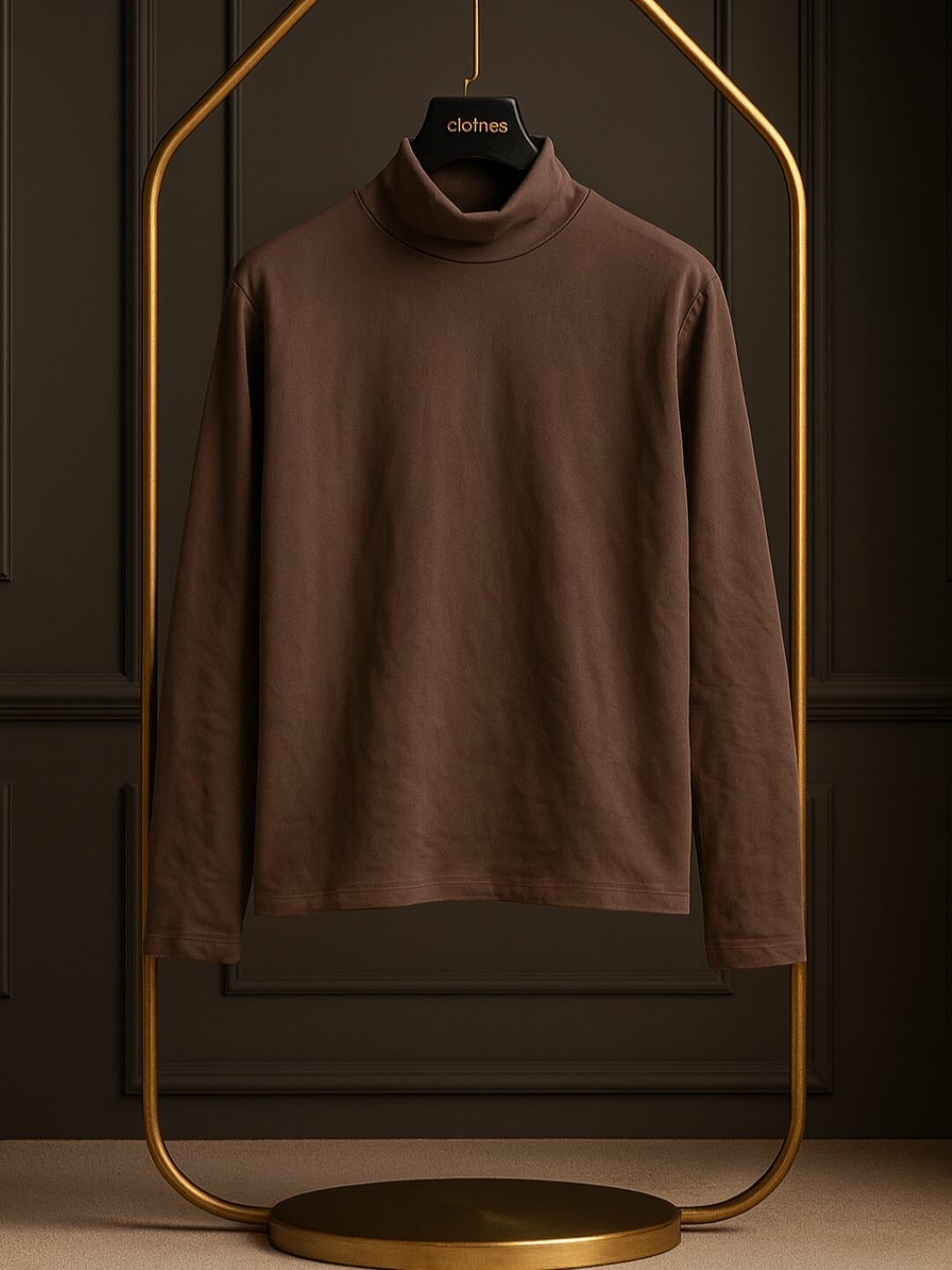 Водолазка DNZ, размер L, коричневый — фото 1