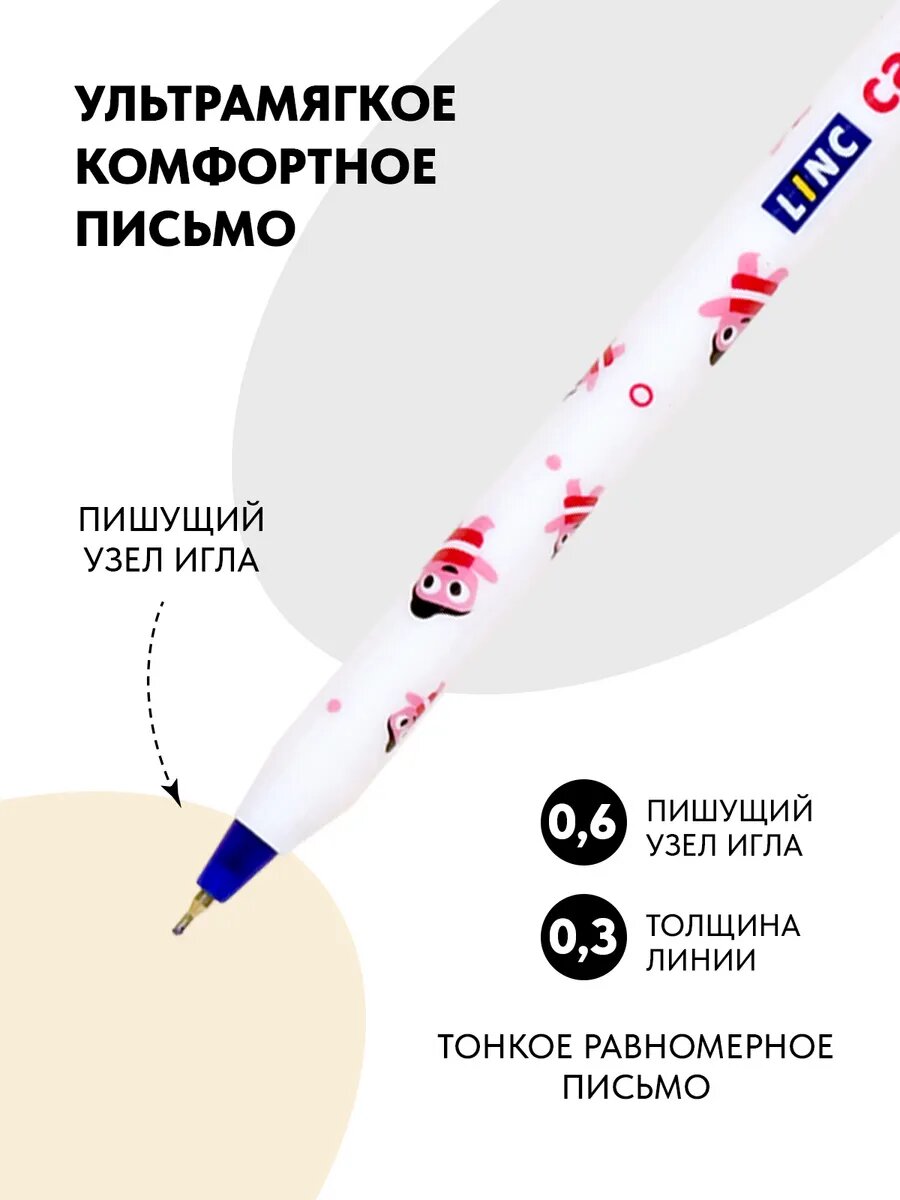 Ручка шариковая детская Linc CANDY COCO — фото 1