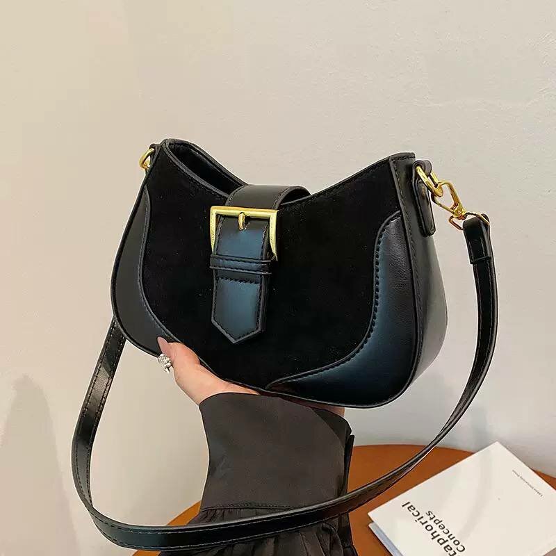 Сумка хобо , коричневый — фото 1