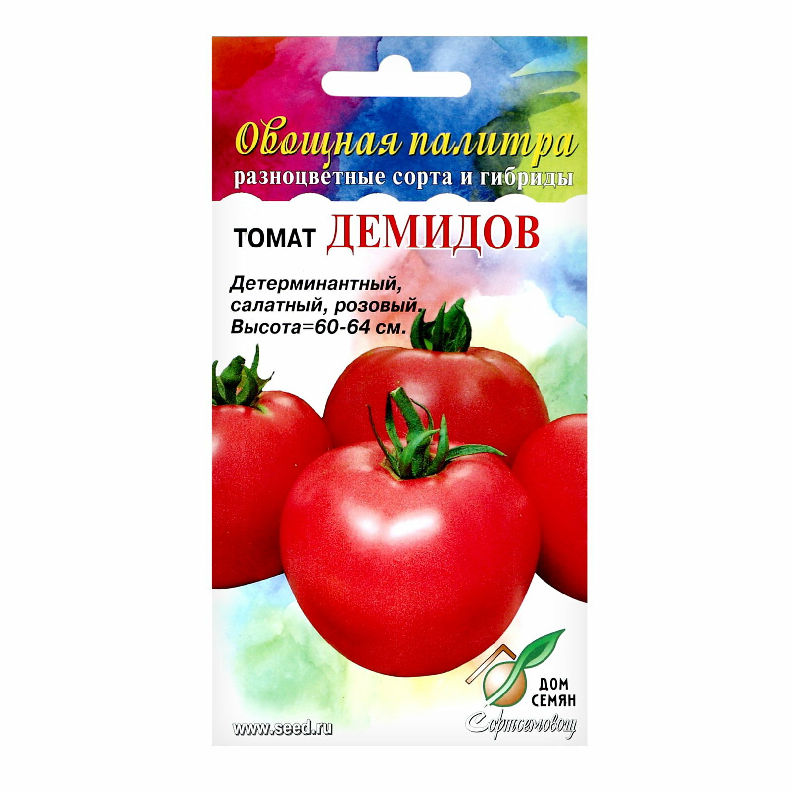 Семена Томат "Демидов" 25 шт сроки созревания: средний цвет: красный