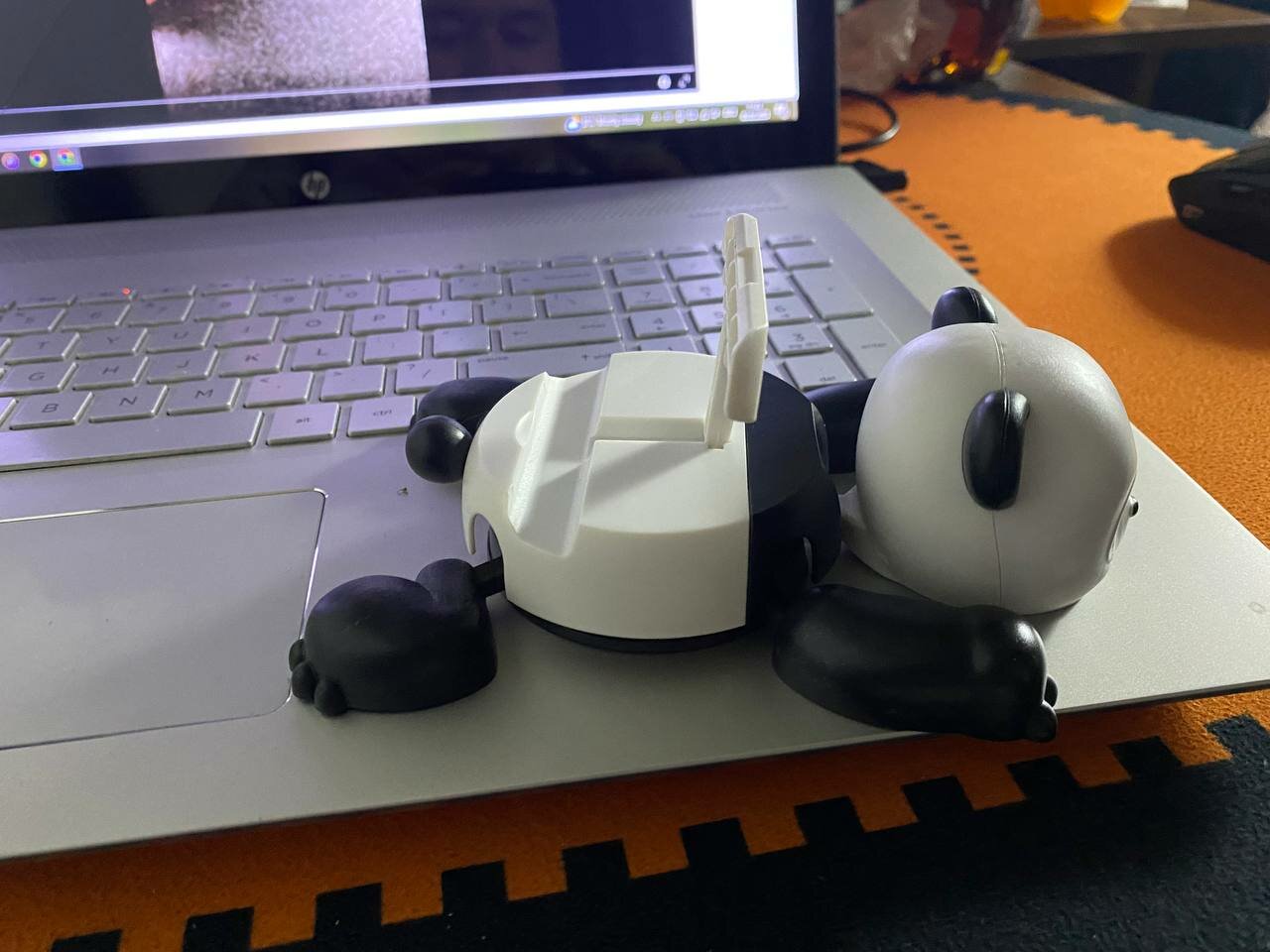 Декоративная подставка «Панда» из пластика для дома и офиса, настольный аксессуар — фото 1