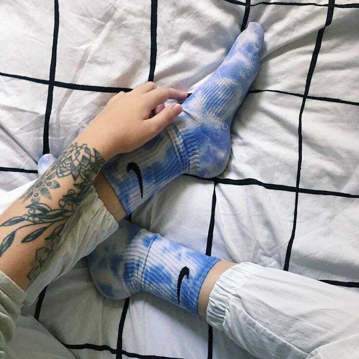 Носки NIKE Nike, комплект, 30 den, 3 пары, размер 40-45,  рис. 215, мультиколор — фото 1