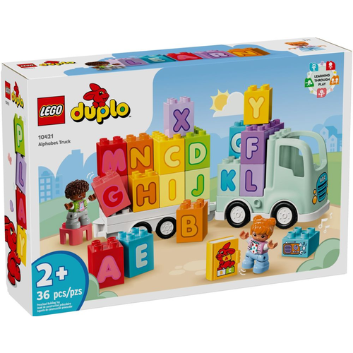 Конструктор LEGO Duplo 10421 Alphabet Truck, 36 дет. конструктор lego duplo creative play 10915 грузовик алфавит 36 дет