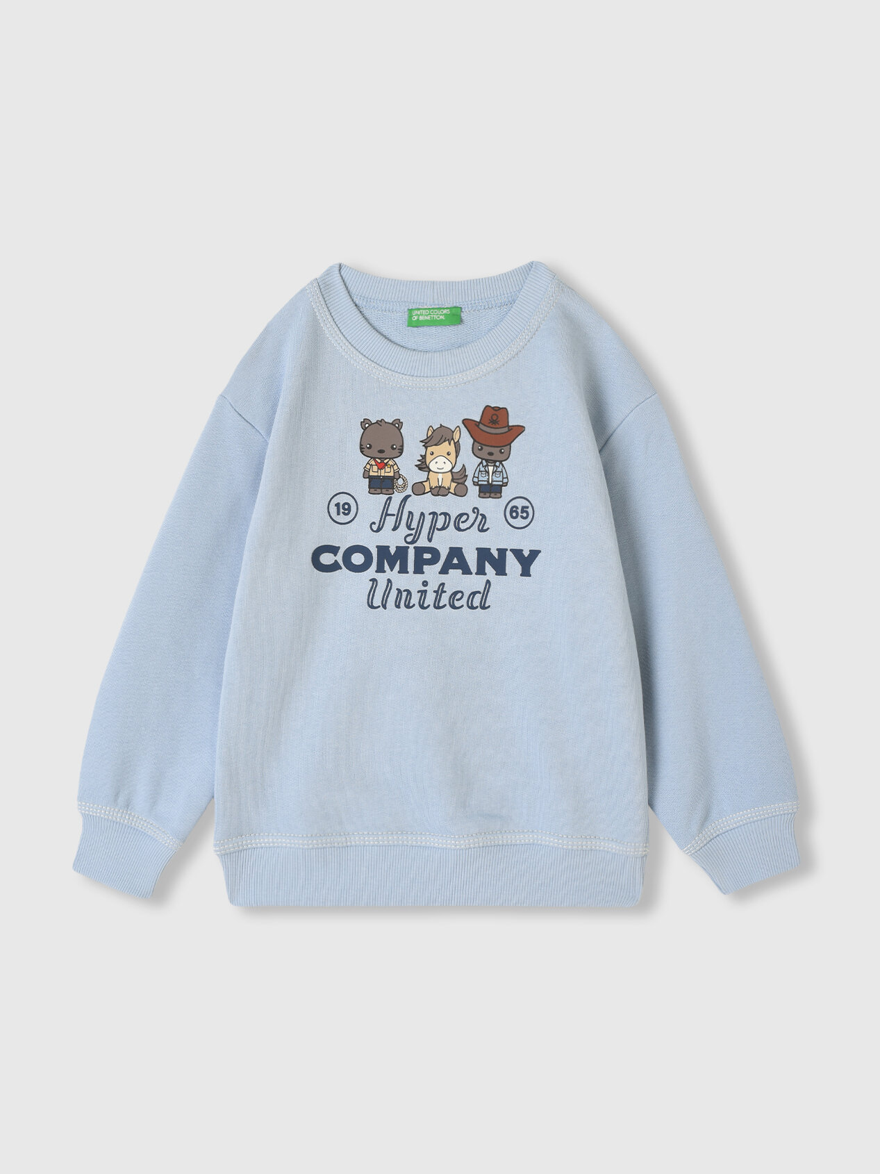 Свитшот с принтом United Colors of Benetton для мальчиков 24P-3J68G10D9-0Y1-XX