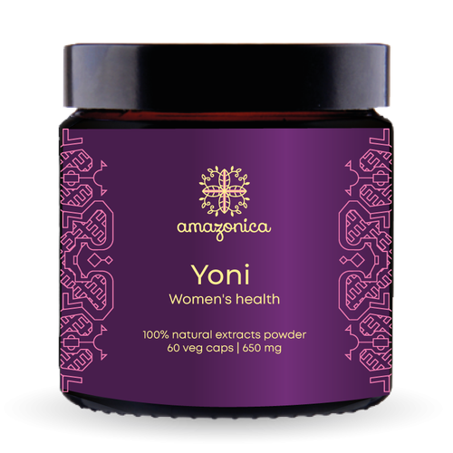 Yoni женское здоровье 60 капс. по 650 мг Комплекс растительных и грибных экстрактов для укрепления женского здоровья и увеличения сексуальной энергии