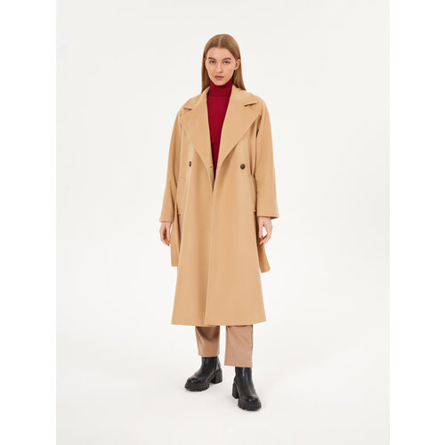 Куртка Emme Marella, размер XXL, коричневый пальто женское oodji ultra цвет светло розовый 10103023 1 45223 4000n размер