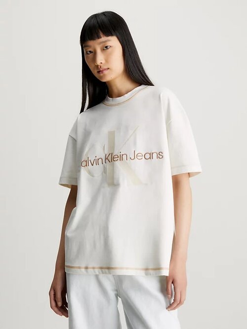 Футболка Calvin Klein Jeans, размер S, белый