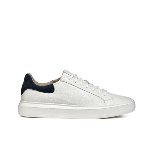 Кроссовки GEOX, размер 41 EU, белый, синий кроссовки мужские холщовые дышащие низкие кеды модная универсальная спортивная обувь плоская подошва белые в ретро стиле