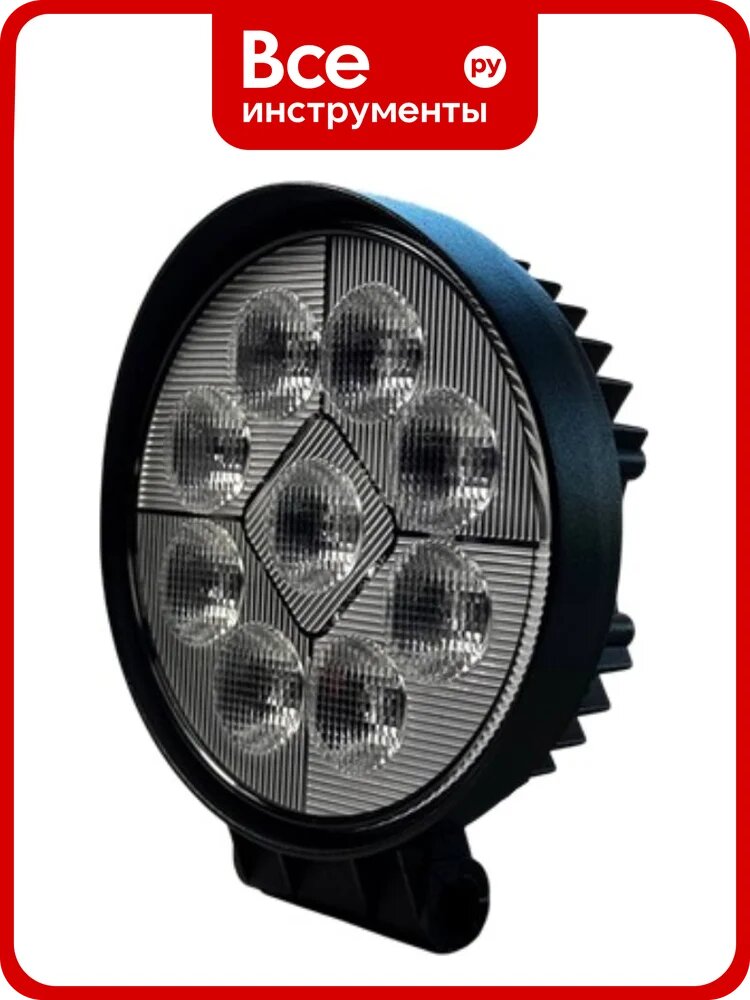 Рабочий свет 10-60V 27W 6500-7000К Standard (Epistar/9, рассеянный, Ø110х30) ZOOML WL-330003SL
