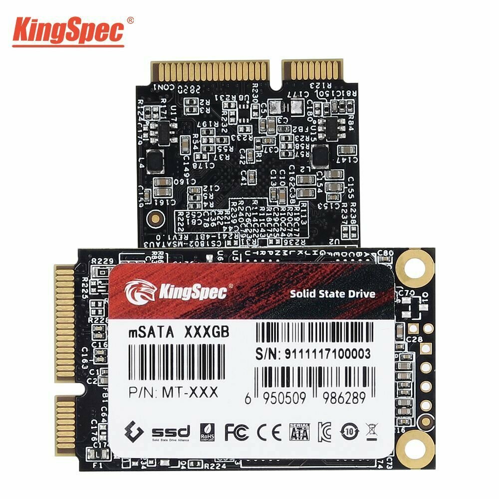 Накопитель SSD KingSpec 128Gb mSATA (MT-128) - фото №13