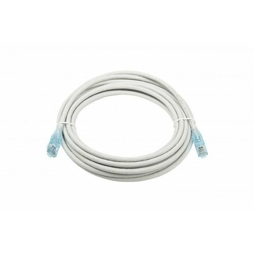 Патч-корд PC-LPM-UTP-RJ45-RJ45-C6-5M-LSZH-GY U/UTP кат.6 LSZH 5м сер. Hyperline 41841 патч корд hyperline zh gy 1 5м pc lpt sftp rj45 rj45 c6a 1 5m ls