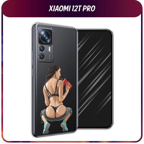 Силиконовый чехол на Xiaomi 12T Pro / Сяоми 12Т Про Сочные булочки, прозрачный силиконовый чехол на xiaomi 12t pro сяоми 12t про молния