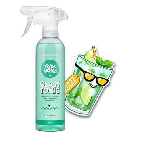 Универсальный очиститель стекол Foam Heroes Glass Tonic 500мл 605₽