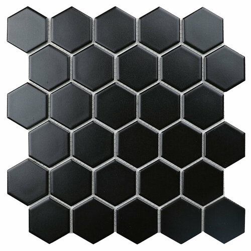 Мозаика STARMOSAIC HOMEWORK Hexagon small Black Matt IDL4810 27,8x26,5 (цена за 20 шт)