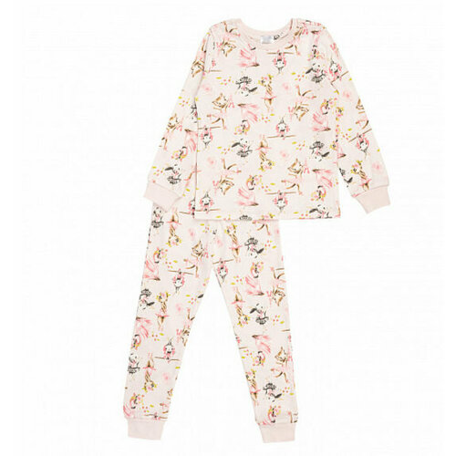 Пижама Linas Baby, размер 110/116, розовый