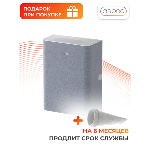 Очиститель воздуха приточный Ballu ONEAIR ASP-100 с нагревом фильтр F5 3499000₽