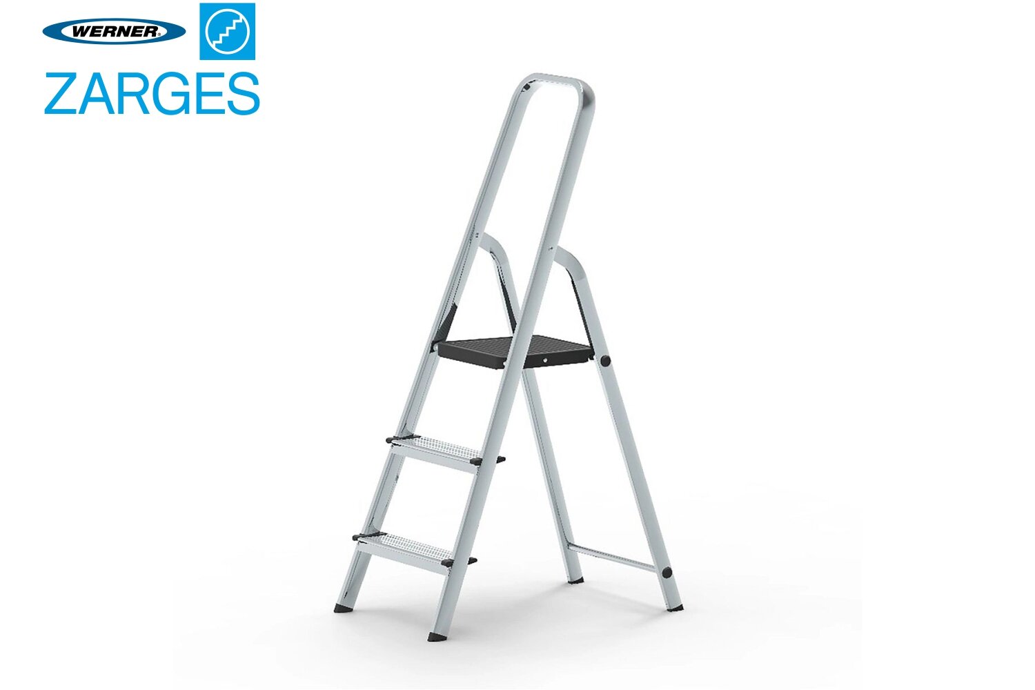 фото Односторонняя стремянка Zarges Werner 3 ступени 49593