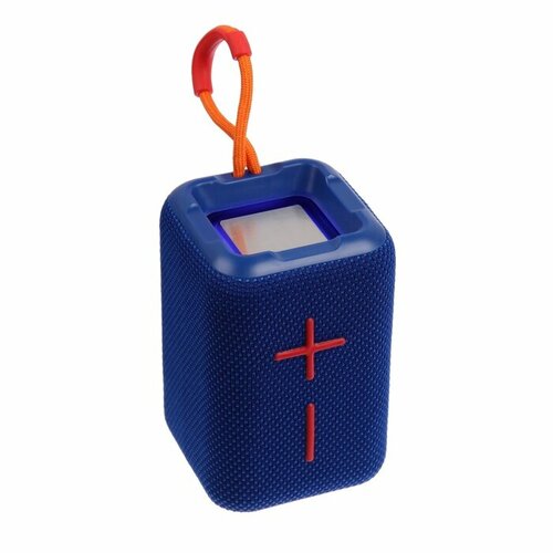 Портативная колонка F68 5 Вт 600 мАч подсветка micro SD синяя 145800₽
