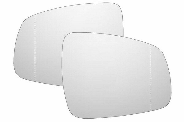 фото Комплект зеркальных элементов LADA Xray (15- ) с асферическими противоослепляющими отражателями нейтрального тона. Без обогрева.