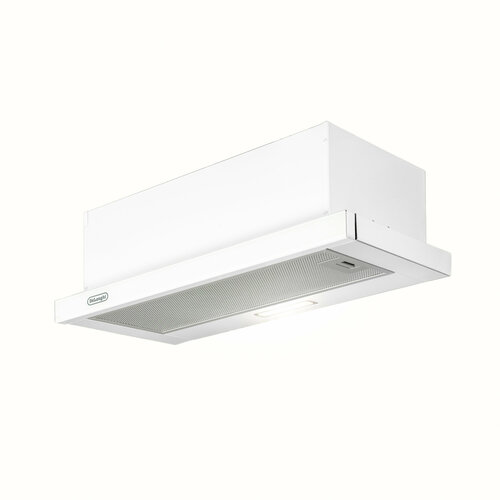 Телескопическая кухонная вытяжка DeLonghi KT - TIARA 608 BB 60 см белая отвод и рециркуляция 882200₽