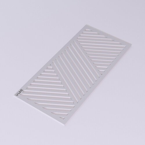 Магнитная вентиляционная решётка U-Line Will White 85х225 мм внутренний 65x205 мм 1700₽