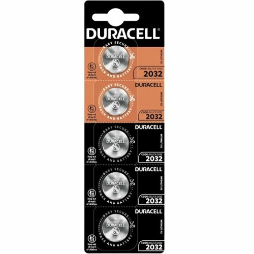 Батарейка CR2032 3В литиевая Duracell Procell INTENSE упаковке 5 шт.