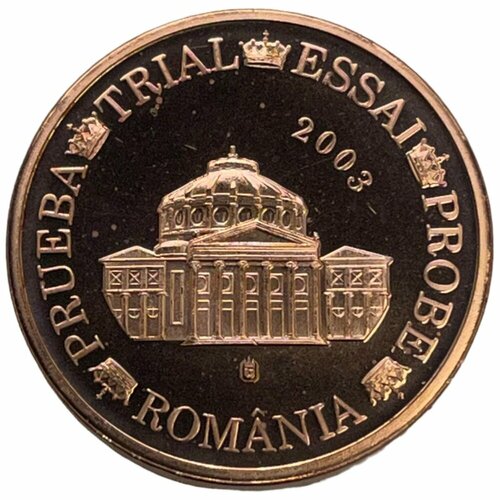 Румыния 5 евроцентов 2003 г. Specimen (Проба) румыния 2 евро 2003 г specimen проба