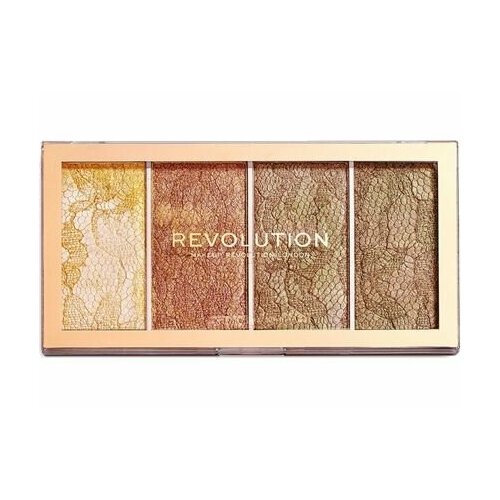 Палетка хайлайтеров MakeUp Revolution Vintage Lace Highlighter Palette