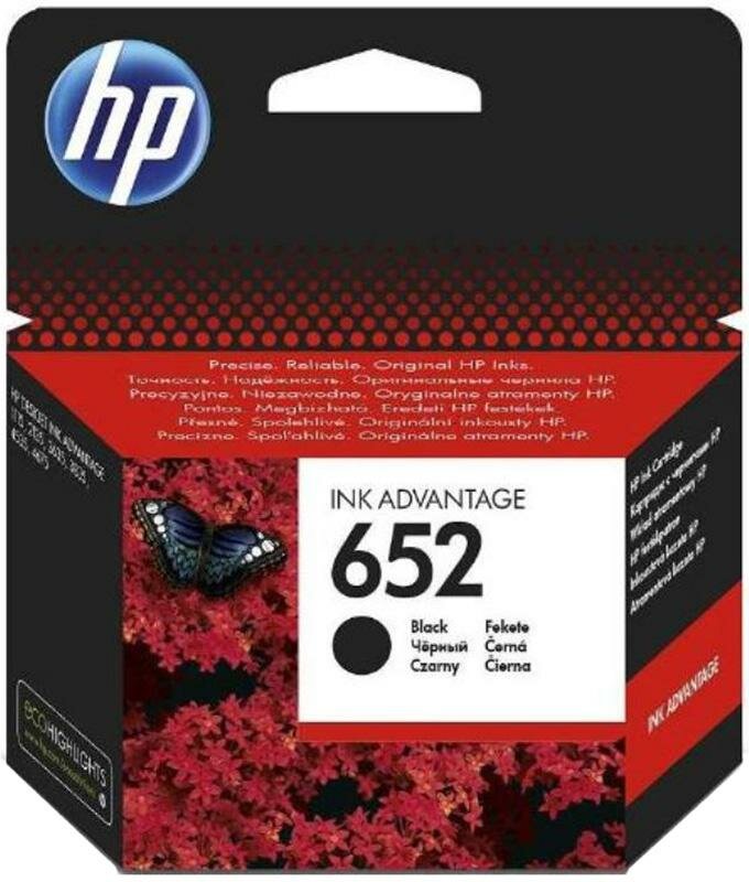 Картридж струйный HP 652 F6V25AE чер. для DJ 2135/3635/3775/3785/3835