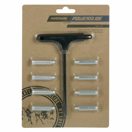 Комплект винтов Powerslide AL Single Axle Torx 34mm8mm - 8-Pack Silver 2268₽