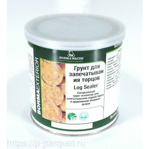 Грунт для торцов Log sealer Borma wachs 20 л