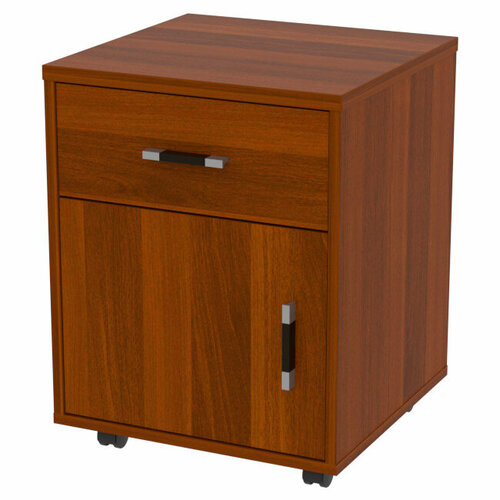 Тумба Меб-фф Офисная тумба подкатная ТВ-30С-28МВ цвет Орех 454460 см 4607₽